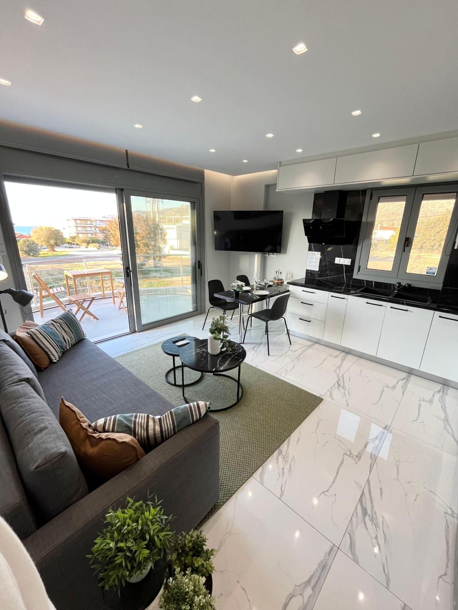 Blueline Apartment 1 Λουτράκι Εξωτερικό φωτογραφία